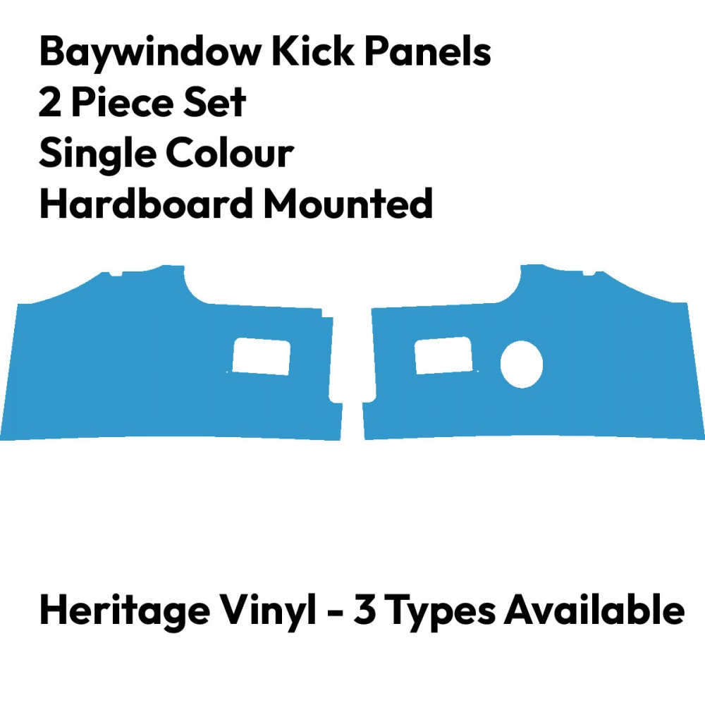 Heritage Vinyl Upholstered Baywindow Kick Panels
